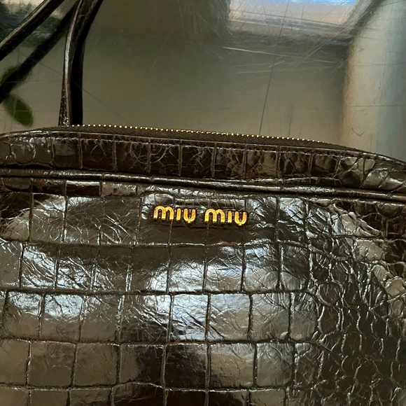 Miu Miu Shoulder Bag Crocodile leather - Picture 14 of 15